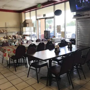 Interior and dining area