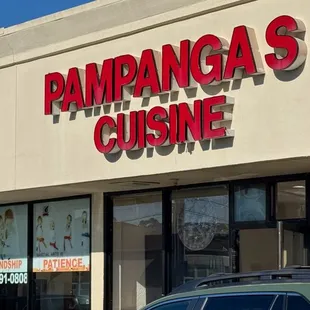 The exterior of Pampangas Cuisine.