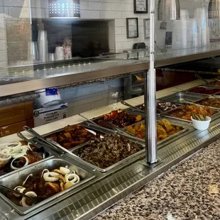 The Turo-turo counter.