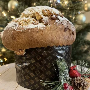 Pan dulce con frutos secos