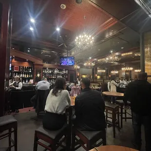 Host area and bar seating