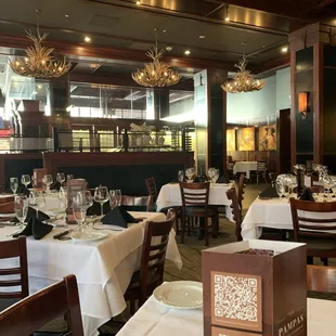 Lovely atmosphere-restaurant is ready to serve hungry conference attendees or special events.