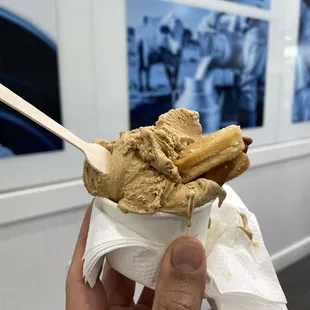 Dulce de Leche with mini churro