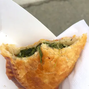 Spinach and Cheese Empanada