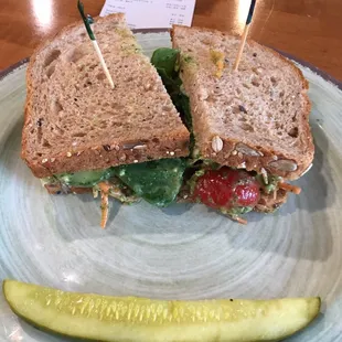 "The Veg Out" sandwich ...