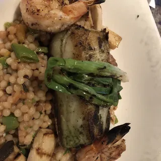 Grilled Shrimp, Scallops & Sea Bass