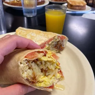 The breakfast wrap