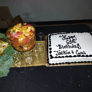 Fruit bowl Birthday Cake