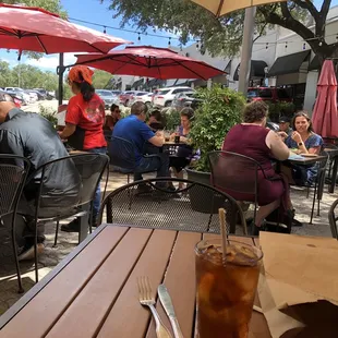 Patio lunch
