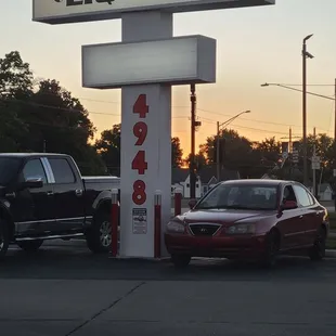 Signage...located on Crawfordsville Road