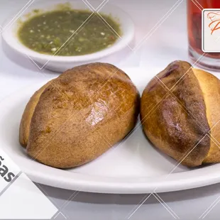 Try our delicious Chicken and Beef Salteñas.