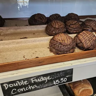 Double Chocolate Fudge Concha
