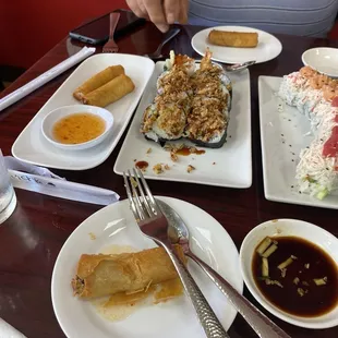 Spring rolls, Pan Asia roll and more!