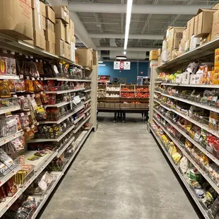a grocery store aisle