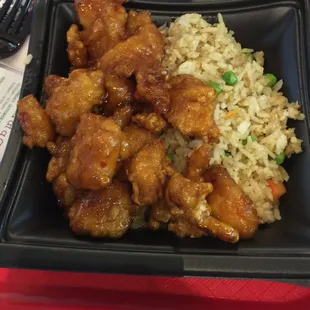 Orange chicken goodness