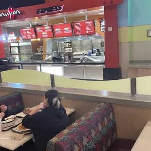 two people sitting at a table