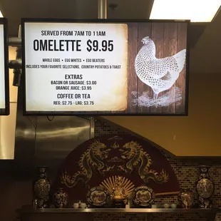 Sign clearly states open at 7 AM, gentleman behind the counter insists they will not serve until 8 AM.