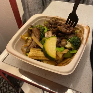 Mixed Vegetables, Broccoli Beef