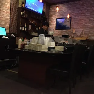 I love the sushi bar!!