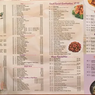 Menu as of 07/2016 1 of 2