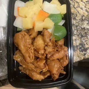 Sweet and sour chicken