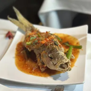 Red snapper is like the whole different world. Ask chef special!