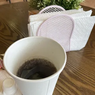 Almost finished my coffee before I took the picture