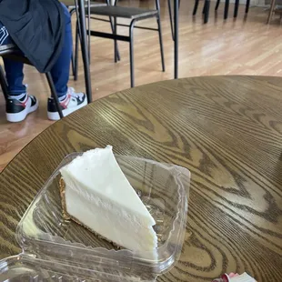 Yum, cheesecake