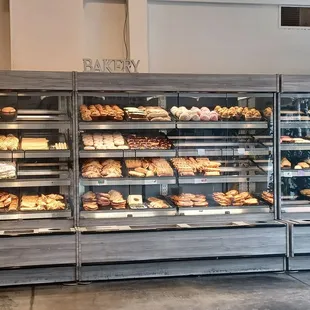 a variety of baked goods