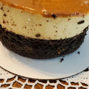 Chocolate and Flan cake