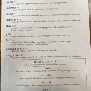 Updated menu pt 2 - 3/2023