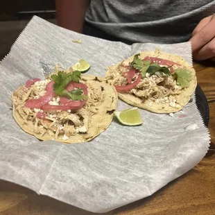Chicken tacos