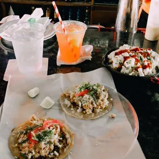 tacos, tostada