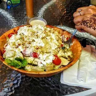 That is goat cheese.. Wooooow.. These peppers should be illegal because they are so good.  Crazy amazing
