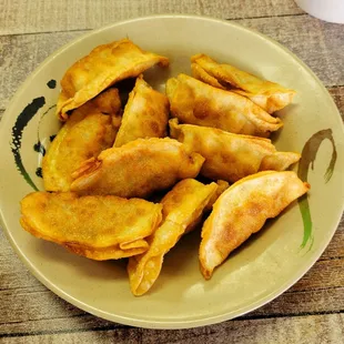 Deep fried pork dumplings