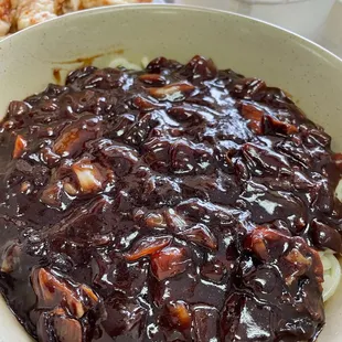 1. Noodle with Black Soybean Sauce