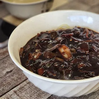 3. Noodle with Stir-Fried Black Soybean Sauce