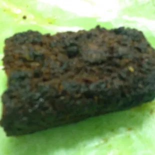 a piece of chocolate cake