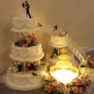 a wedding cake