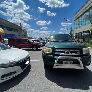 Her car blocking my car in, should've called the cops for holding me hostage