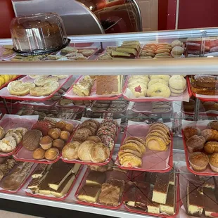 a variety of pastries