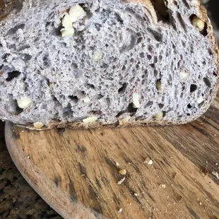 Walnut bread (check out that crumb structure!!!)
