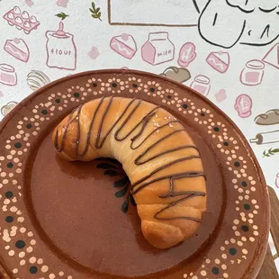 Stuffed nutella Shio pan with sea salt!