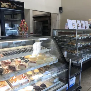 a variety of baked goods