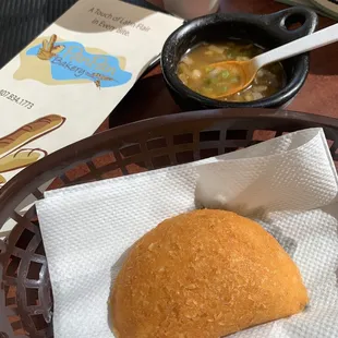 Colombian empanadas sitting pretty