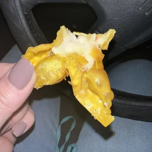 Gross greasy and mushy/chewy