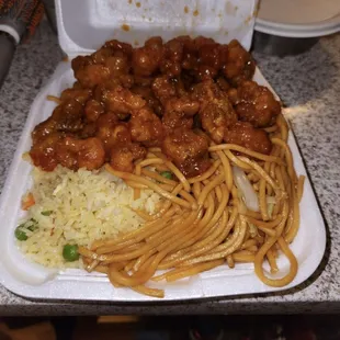 orange chicken！！