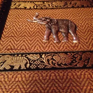 Beautiful menu front cover