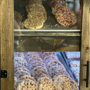 a variety of baked goods