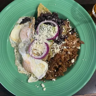 a plate of food on a table